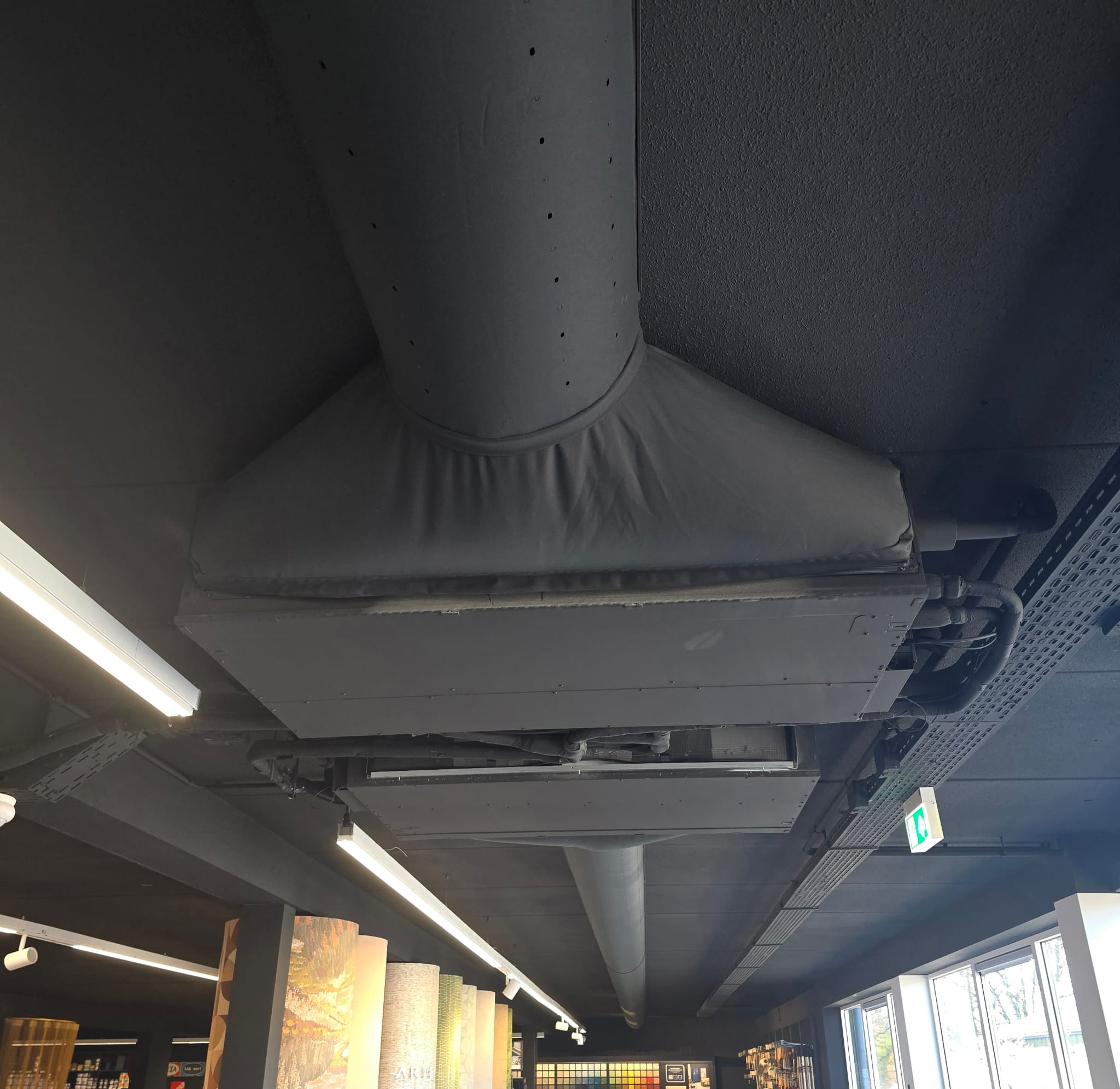 Kanaalunit airconditioning installatie
